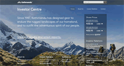 Desktop Screenshot of kathmanduholdings.com